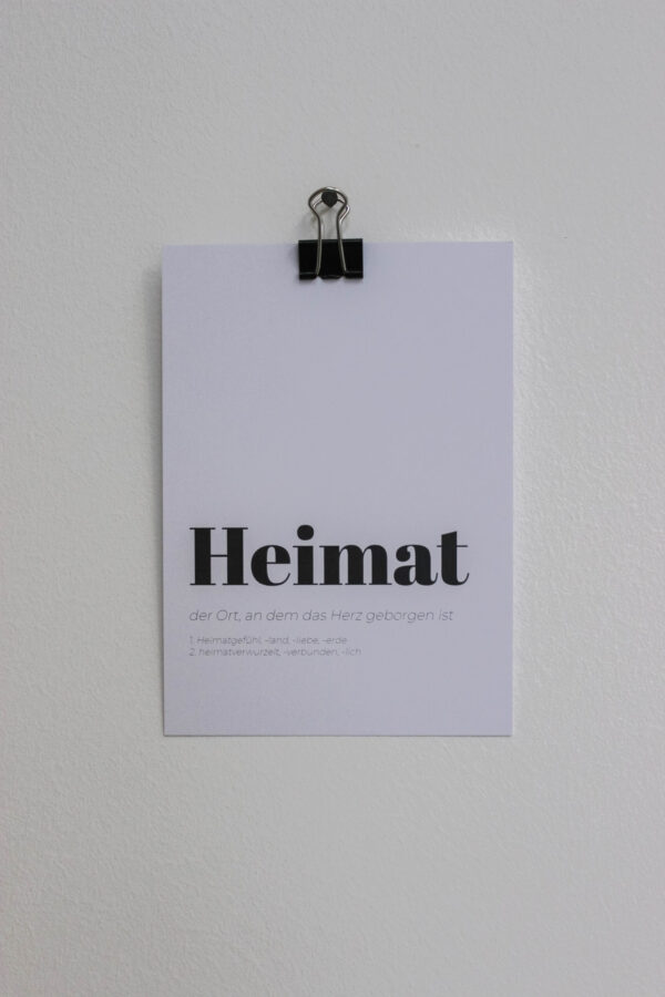 Postkarte "Heimat"