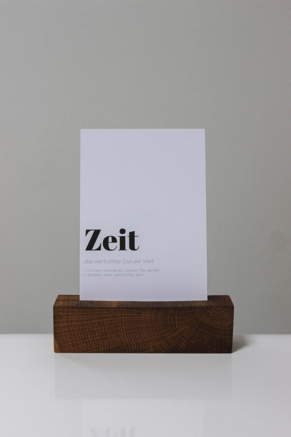 Postkarte "Zeit"