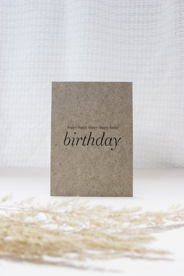 Postkarte "birthday"