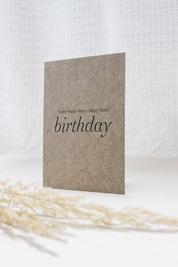 Postkarte "birthday" – Bild 2