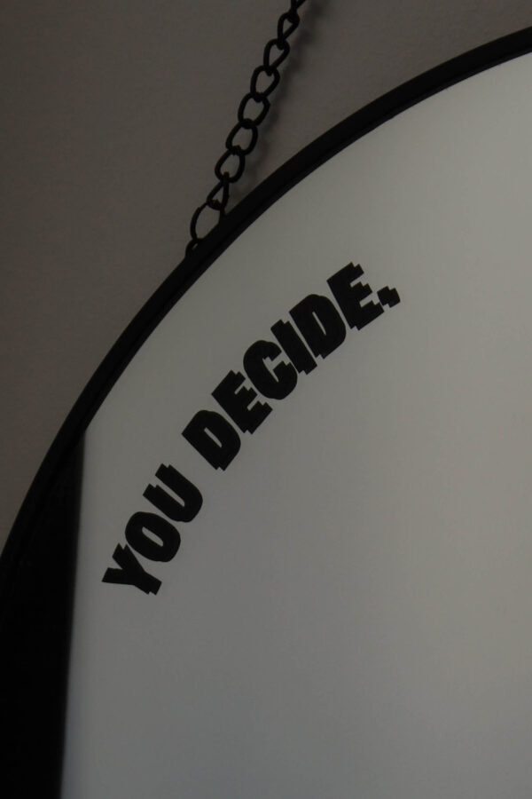 Sticker "you decide" – Bild 2